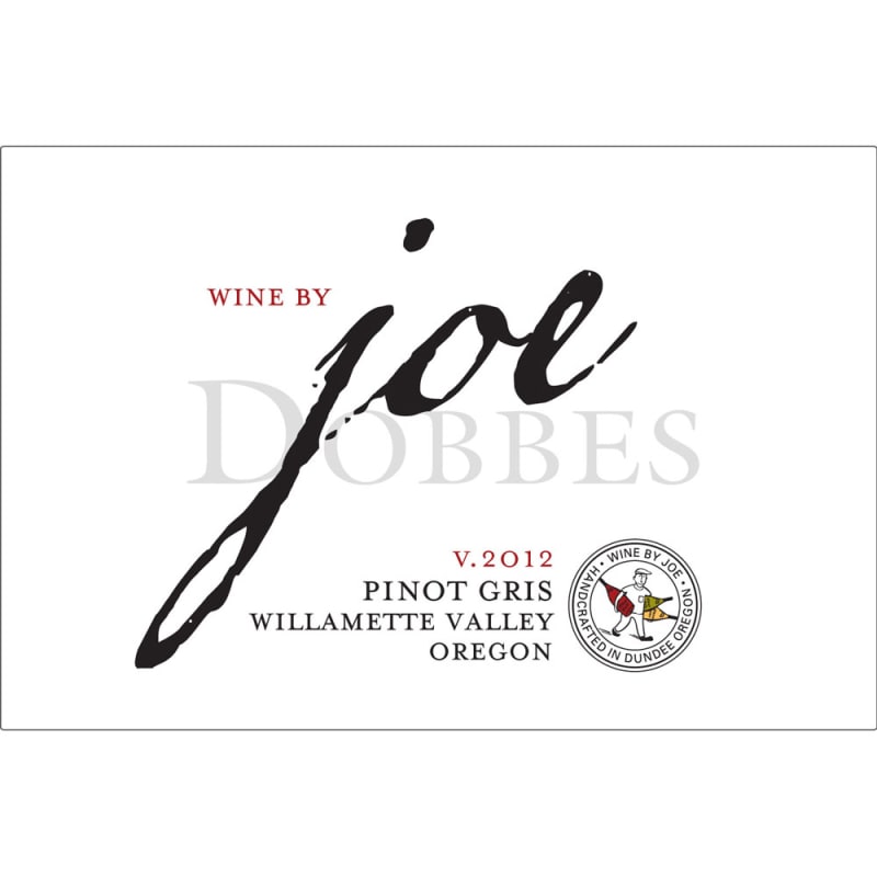 Wine By Joe Pinot Gris 2012 Front Label