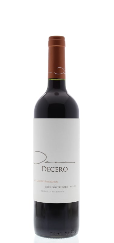 Finca Decero Remolinos Vineyard Cabernet Sauvignon 2011 Front Bottle Shot
