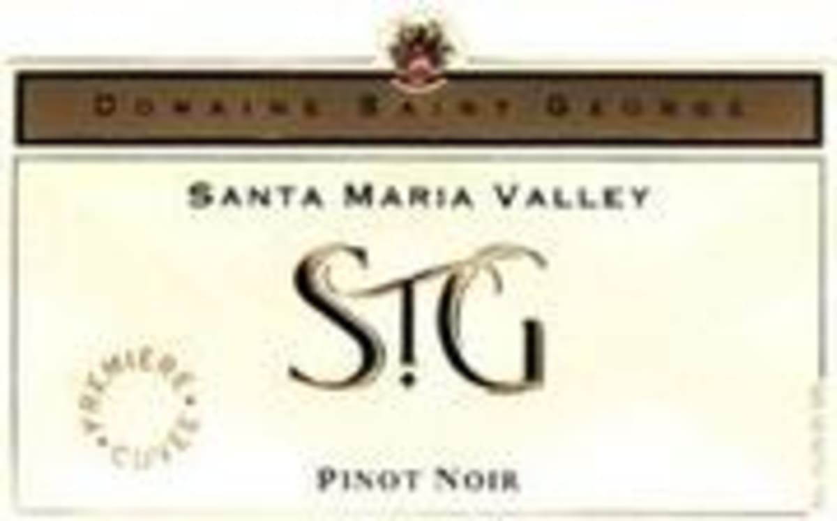 Dom. St. George STG Santa Maria Pinot Noir 1997 Front Label