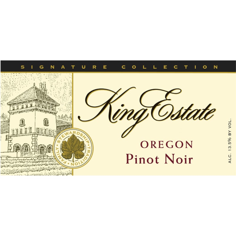 King Estate Willamette Valley Pinot Noir 2012 Front Label