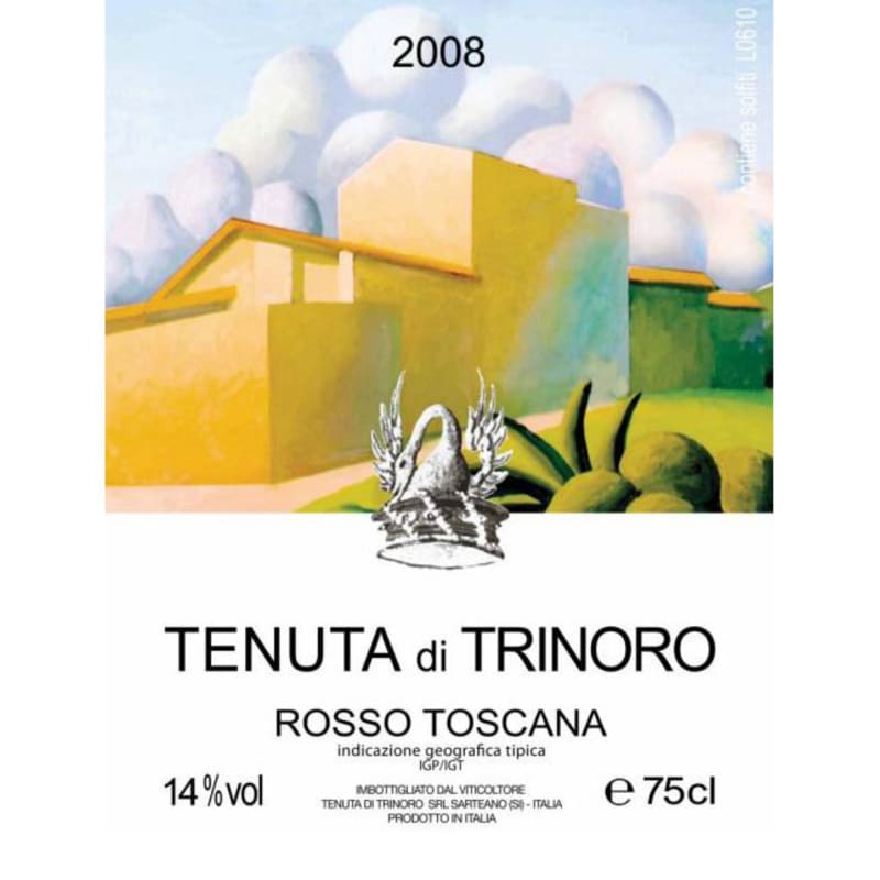 Tenuta di Trinoro Toscana Rosso 2008 Front Label