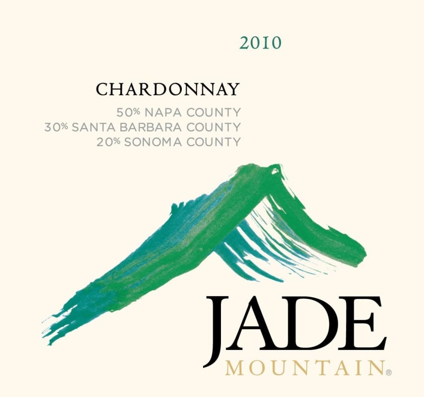 Jade Mountain Chardonnay 2010 Front Label