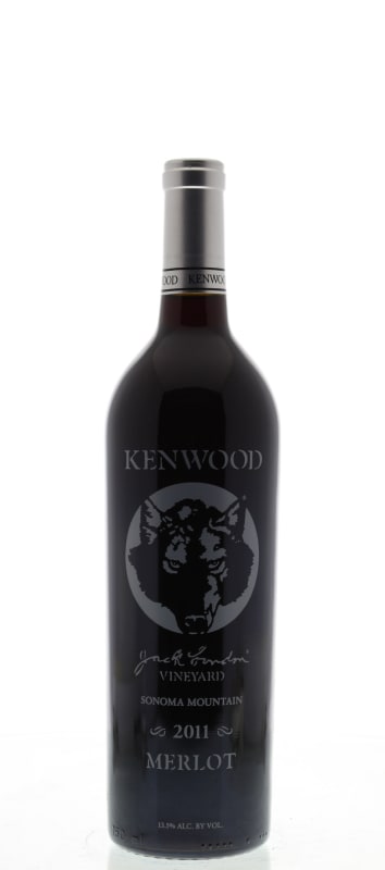 Kenwood Jack London Vineyard Merlot 2011 Front Bottle Shot