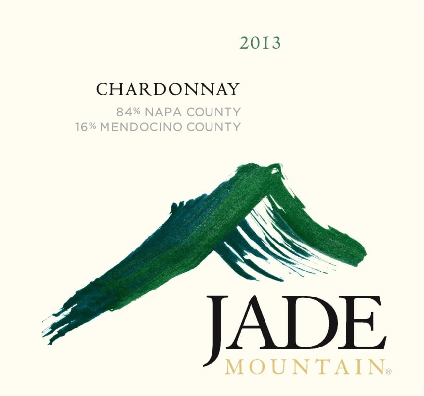 Jade Mountain Chardonnay 2013 Front Label
