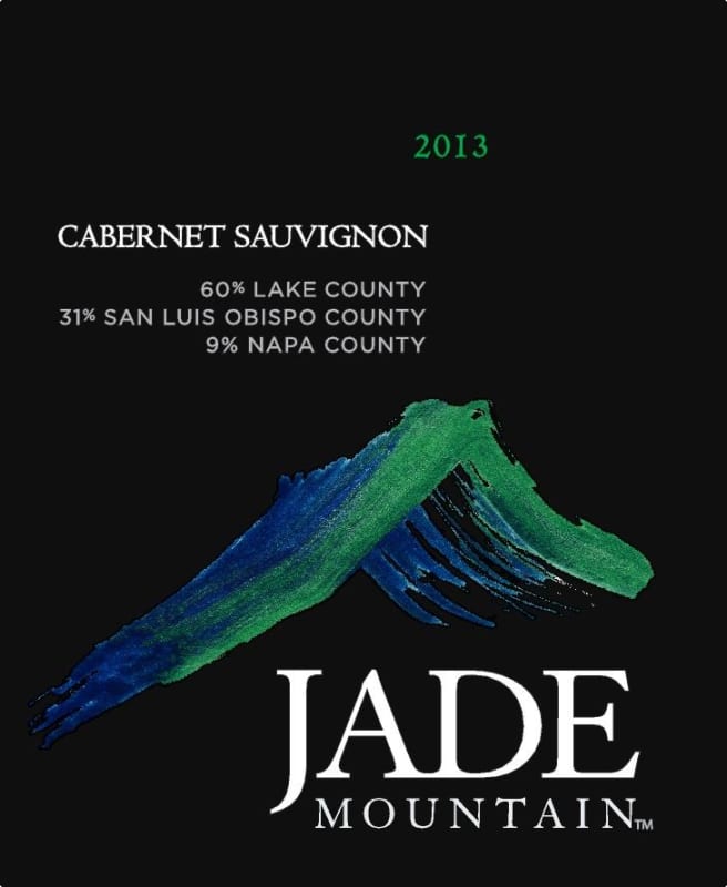 Jade Mountain Cabernet Sauvignon 2013 Front Label