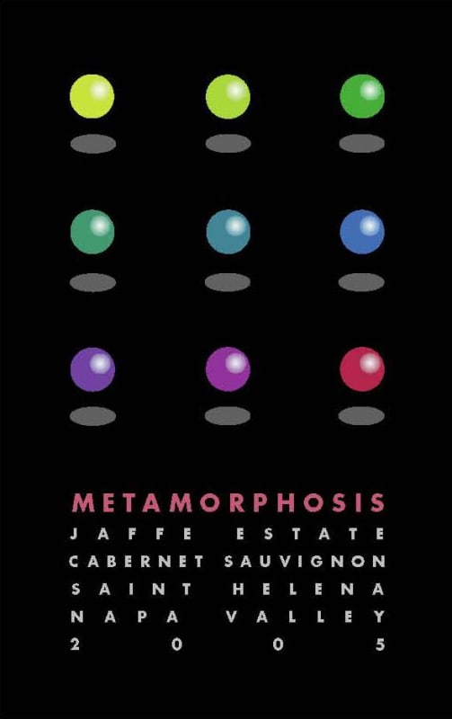 Jaffe Estate Metamorphosis Cabernet Sauvignon 2005 Front Label