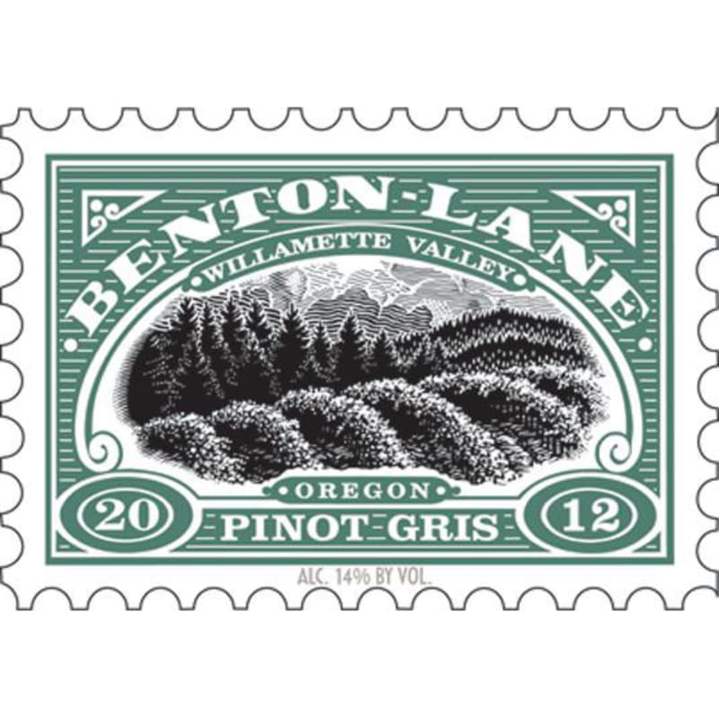Benton Lane Pinot Gris 2012 Front Label