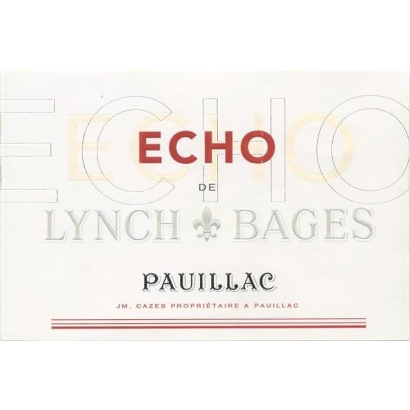 Chateau Lynch-Bages Echo de 2010 Front Label