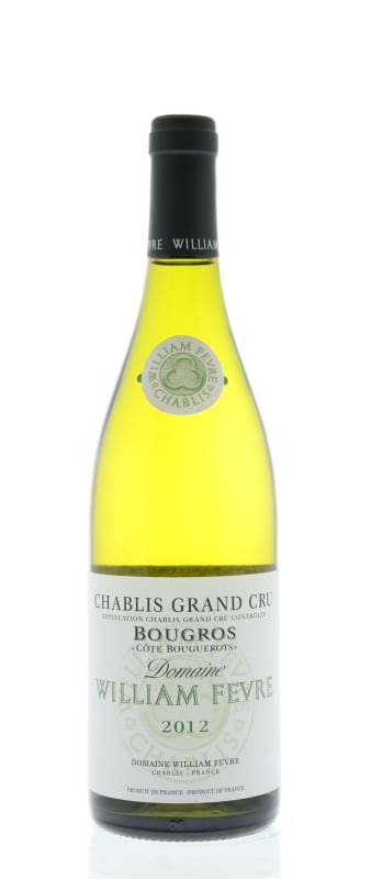 William Fevre Chablis Bougros Cote Bouguerots Grand Cru 2012 Front Bottle Shot