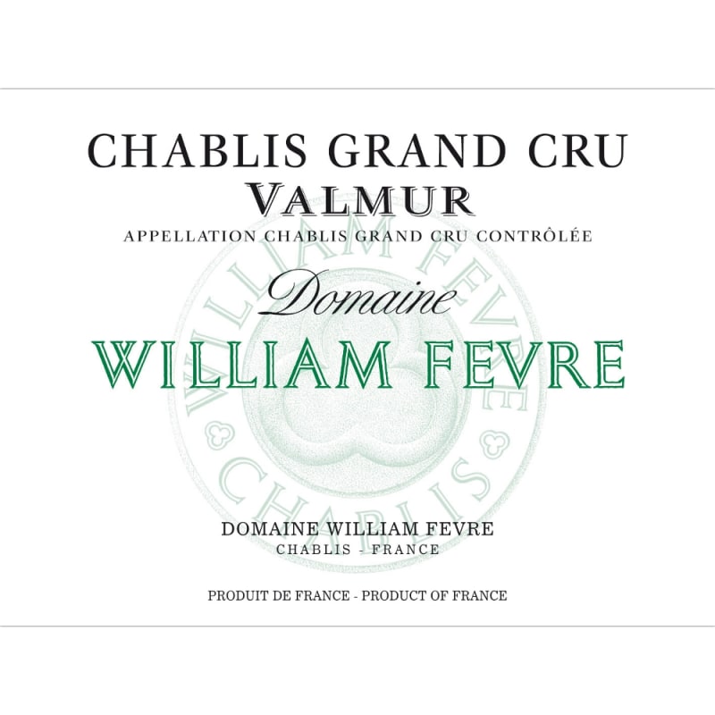 William Fevre Chablis Valmur Grand Cru (1.5 Liter Magnum) 2012 Front Label