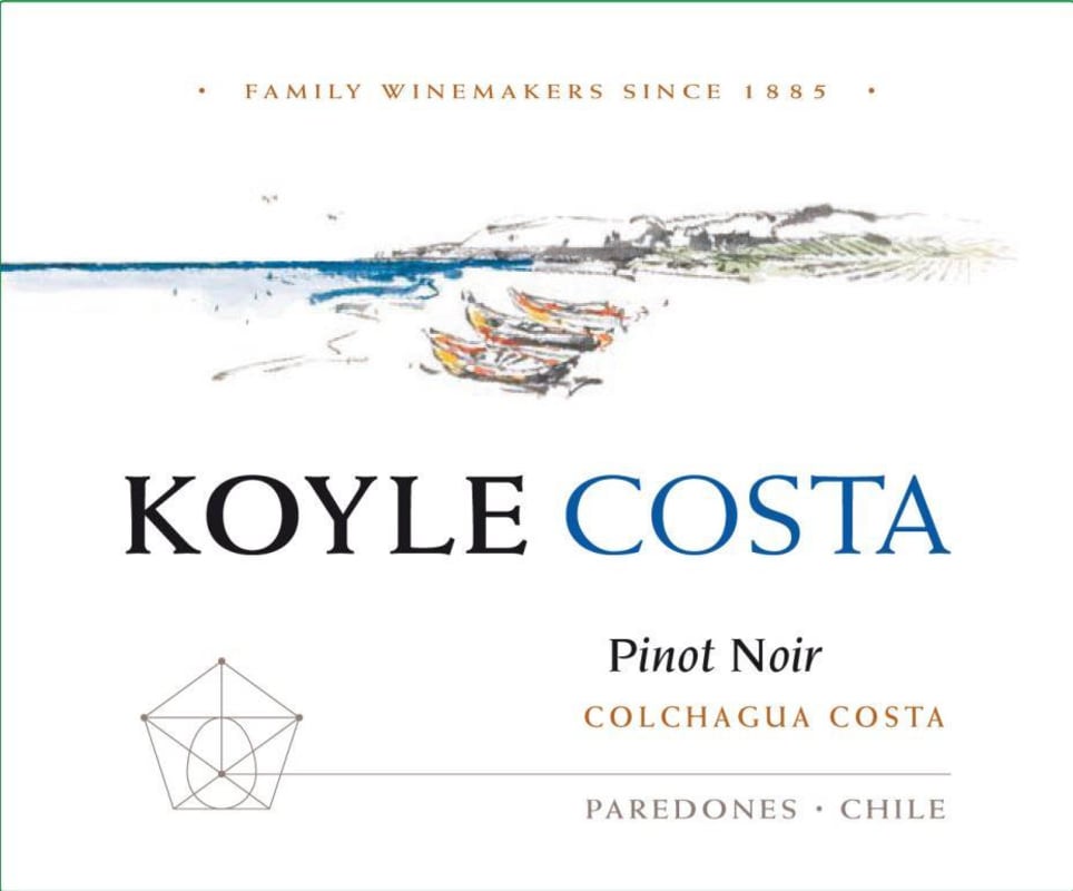 Koyle Costa Pinot Noir 2014 Front Label