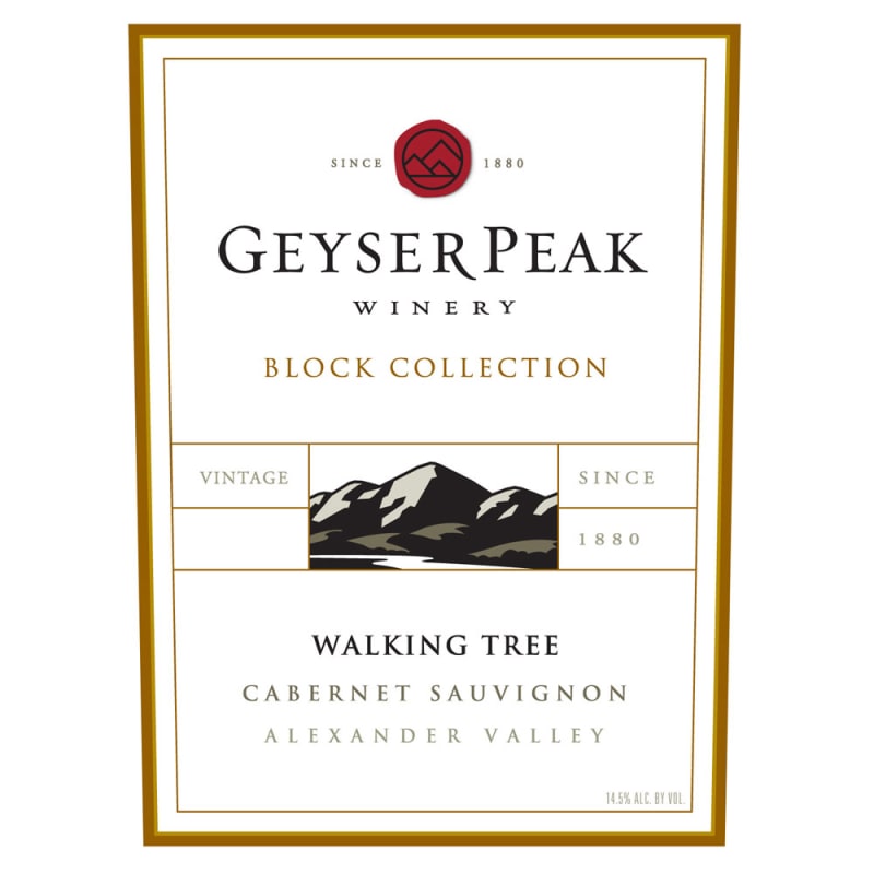 Geyser Peak Walking Tree Vineyard Cabernet Sauvignon 2011 Front Label