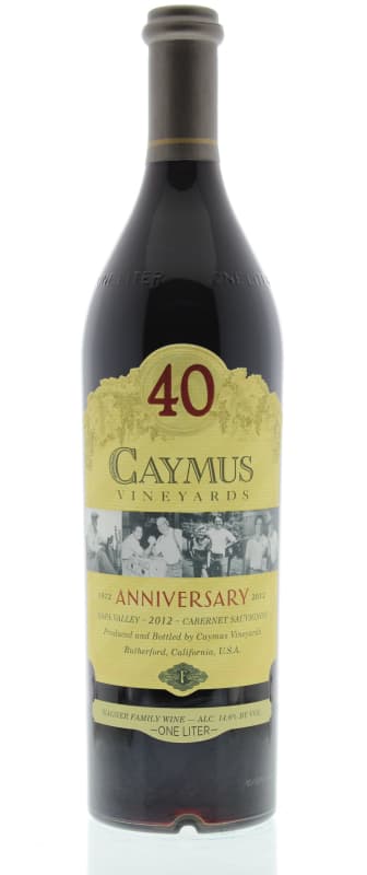 Caymus Napa Valley Cabernet Sauvignon (1 Liter Bottle) 2012 Front Bottle Shot