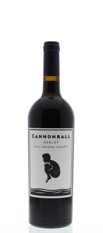 Cannonball Merlot 2012 Front Bottle Shot