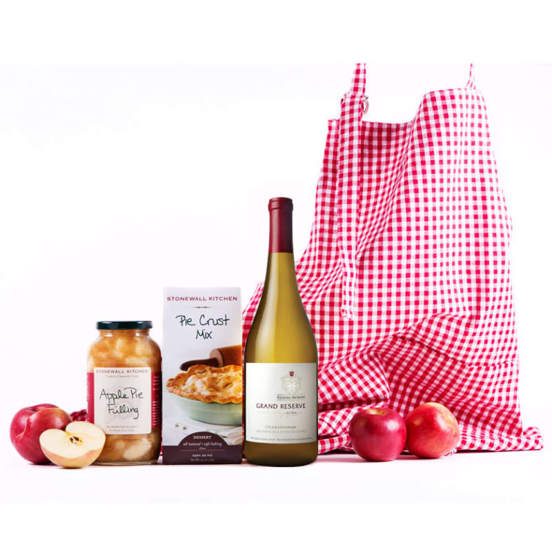 Kendall-Jackson 90 Point Chardonnay and Apple Pie Set Gift Product Image