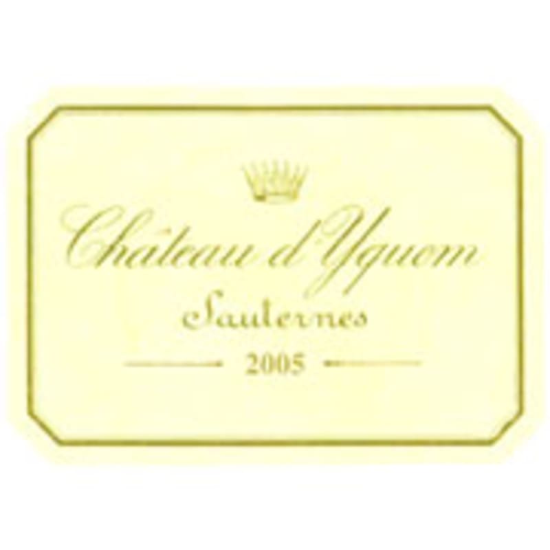 Chateau d'Yquem Sauternes (3 Liter Bottle) 2005 Front Label