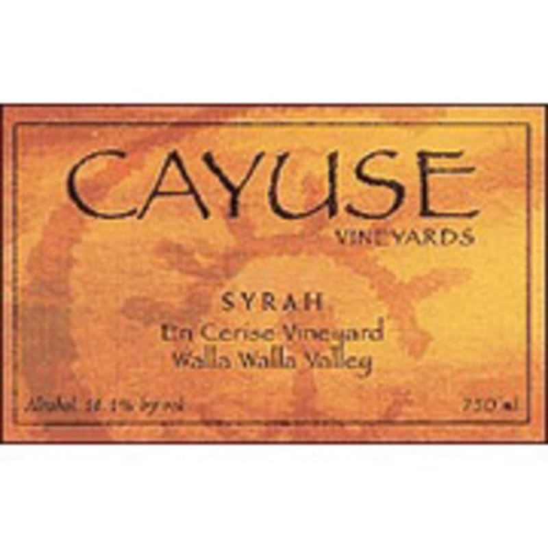 Cayuse En Cerise Syrah 2011 Front Label