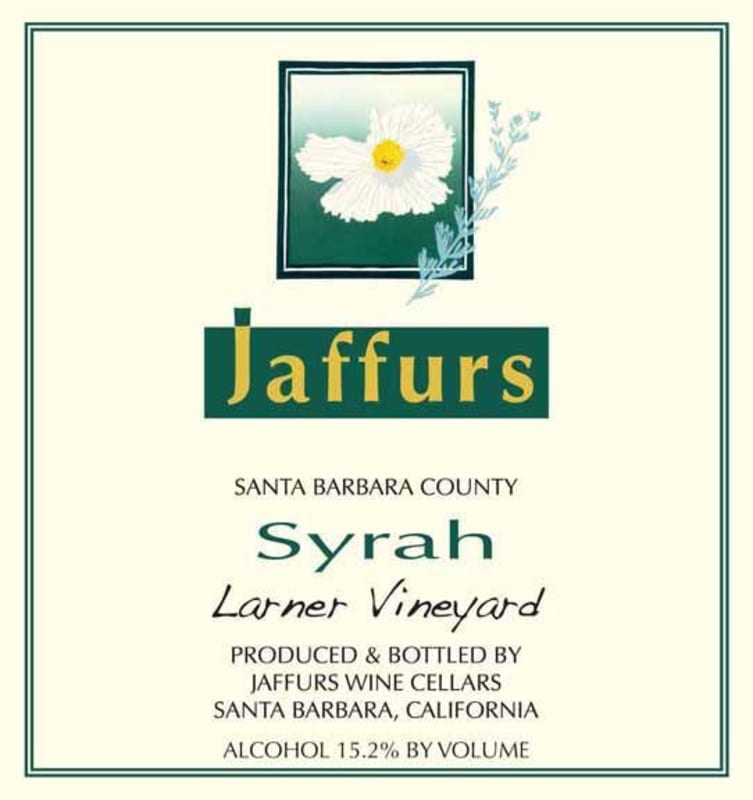 Jaffurs Larner Vineyard Syrah 2012 Front Label