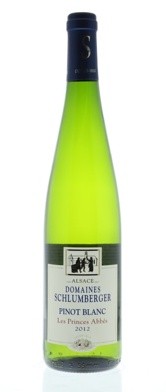 Domaines Schlumberger Les Princes Abbes Pinot Blanc 2012 Front Bottle Shot