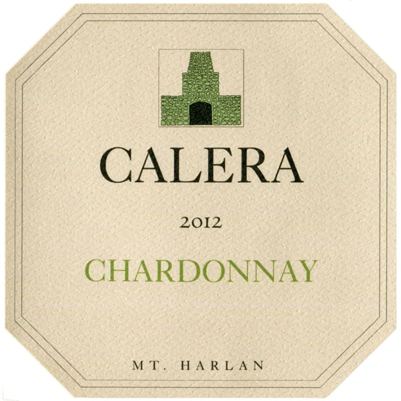 Calera Mt. Harlan Chardonnay 2012 Front Label