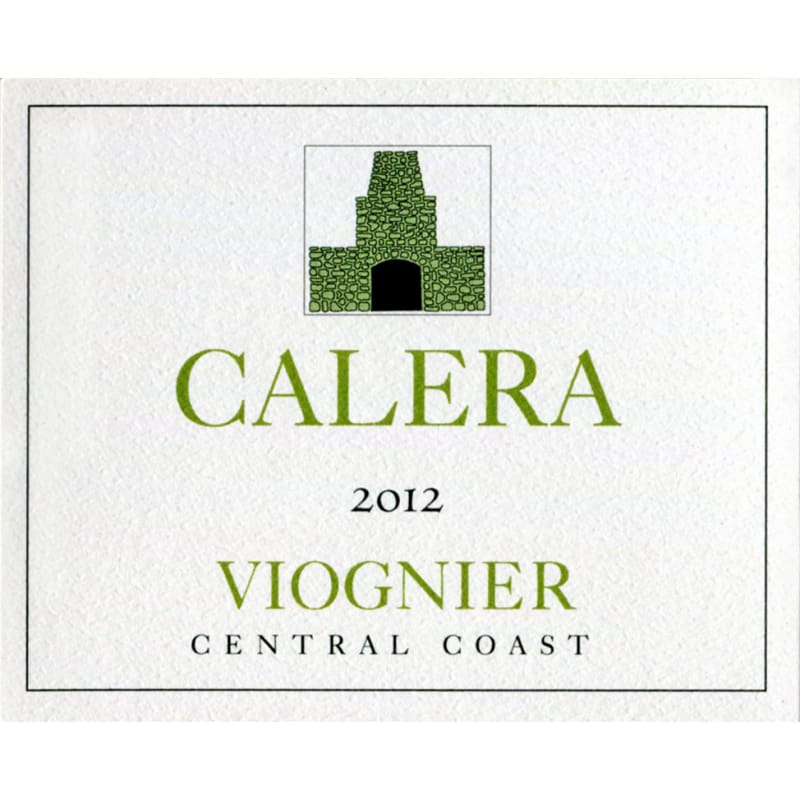 Calera Viognier 2012 Front Label