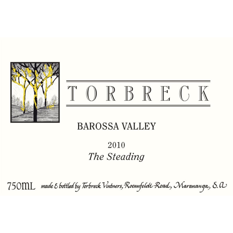 Torbreck The Steading Red 2010 Front Label