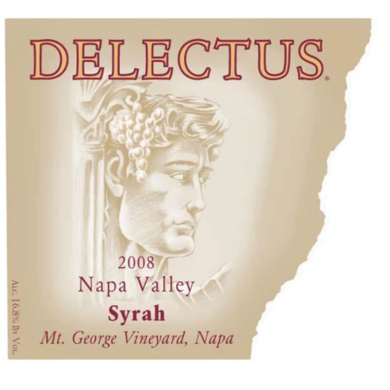 Delectus Mt. George Vineyard Syrah 2004 Front Label