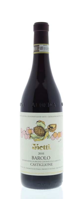 Vietti Barolo Castiglione 2010 Front Bottle Shot