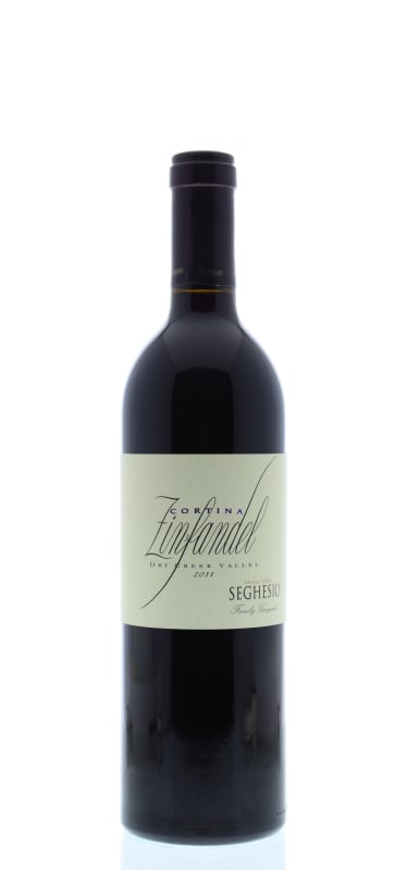 Seghesio Cortina Zinfandel 2011 Front Bottle Shot