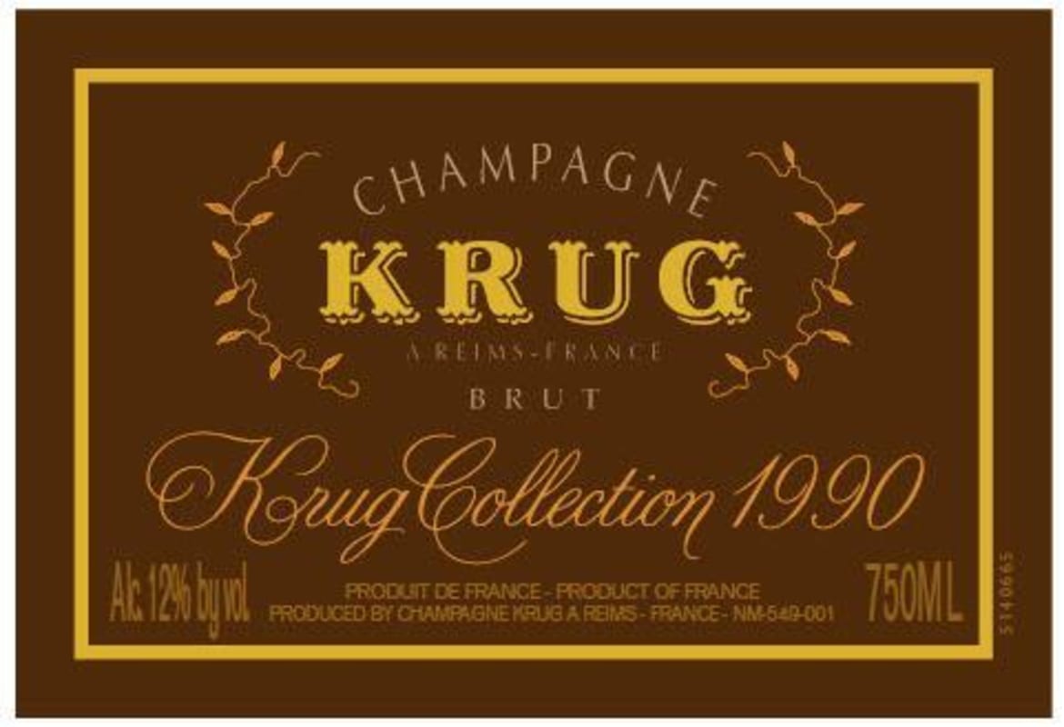 Krug Brut 1990 Front Label