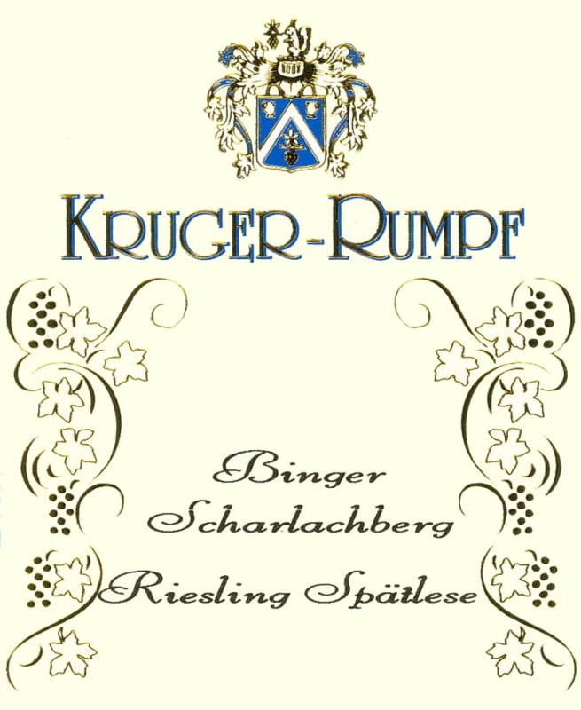 Kruger-Rumpf Binger Scharlachberg Riesling Spatlese 2006 Front Label