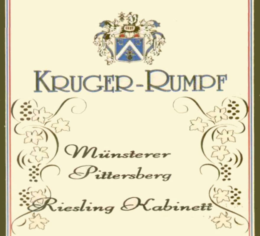 Kruger-Rumpf Munsterer Pittersberg Riesling Kabinett 2005 Front Label