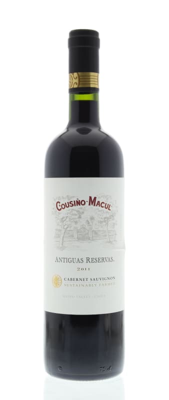 Cousino Macul Antiguas Reservas Cabernet Sauvignon 2011 Front Bottle Shot