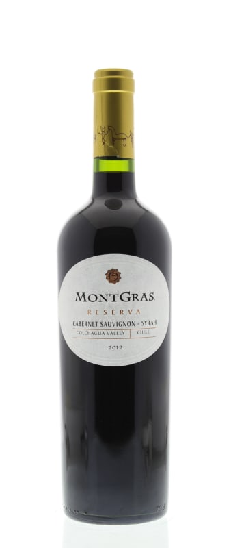 MontGras Cabernet Sauvignon/Syrah 2012 Front Bottle Shot