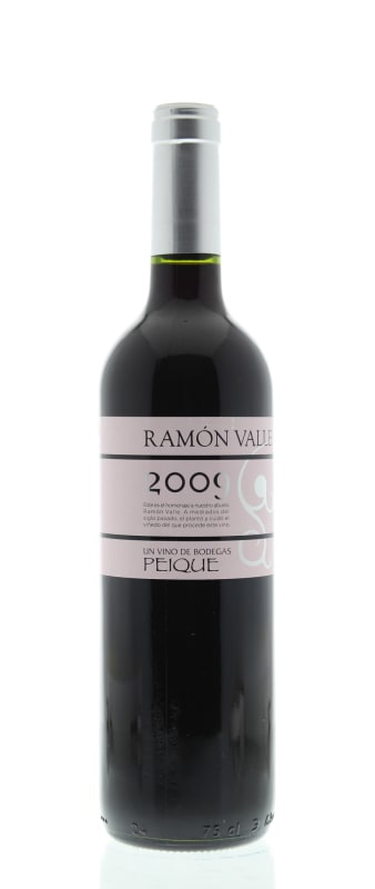 Bodegas Peique Ramon Valle 2009 Front Bottle Shot