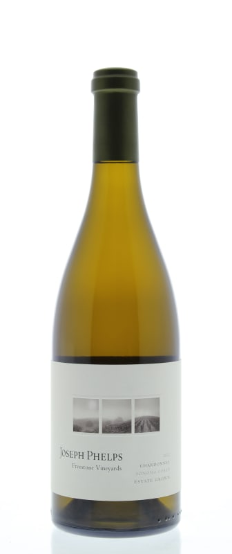 Joseph Phelps Freestone Vineyards Chardonnay 2012 Front Bottle Shot