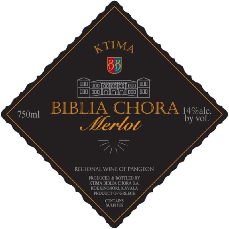Biblia Chora Merlot 2006 Front Label