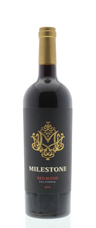 Milestone Red Blend 2012 Front Bottle Shot