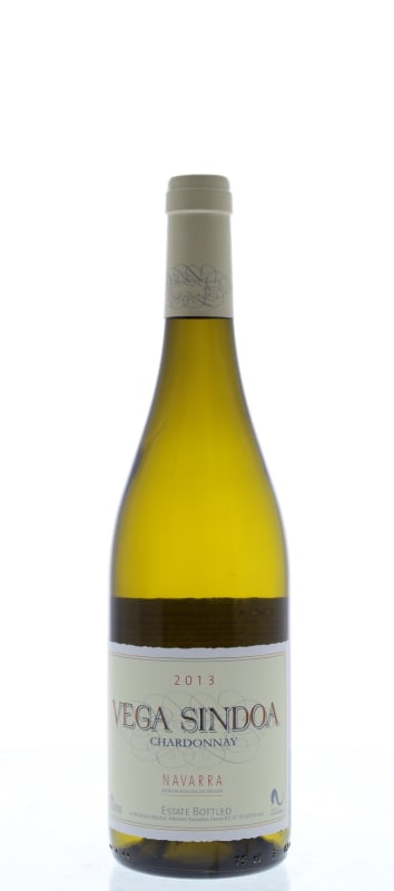 Bodegas Nekeas Vega Sindoa Barrel Fermented Chardonnay 2013 Front Bottle Shot