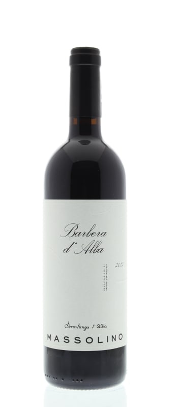 Massolino Barbera d'Alba 2012 Front Bottle Shot