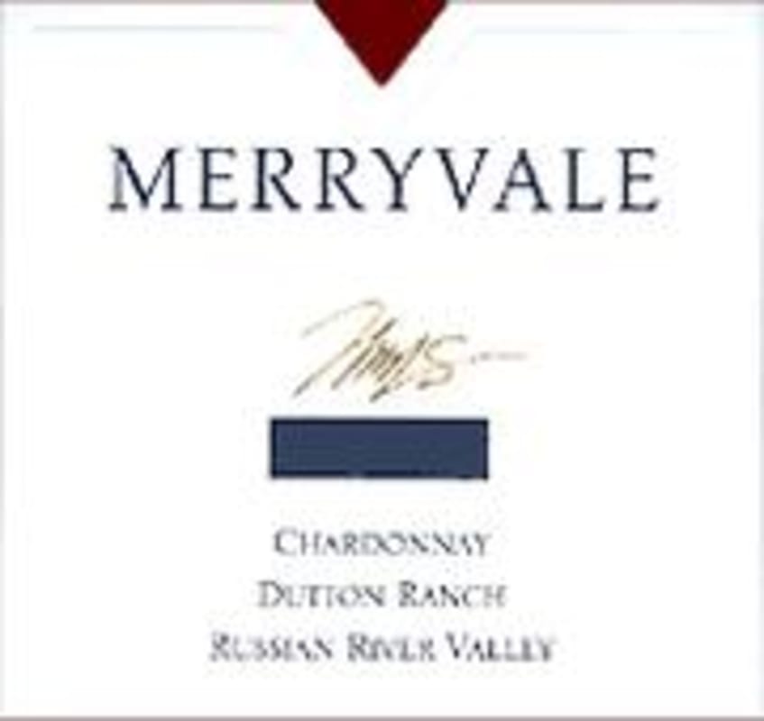 Merryvale Dutton Ranch Chardonnay 1998 Front Label