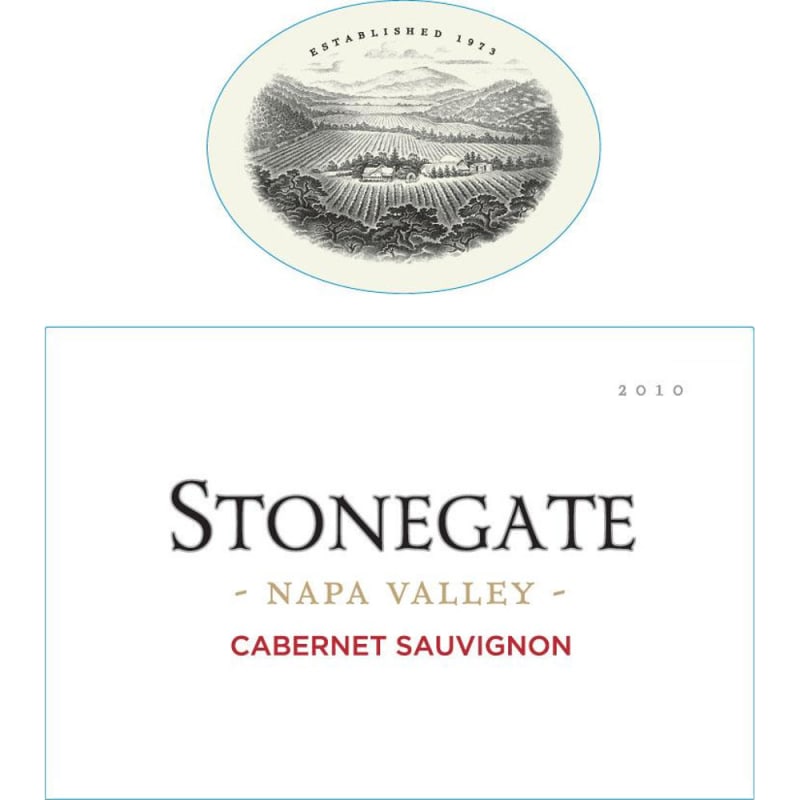 Stonegate Cabernet Sauvignon Napa Valley 2010 Front Label