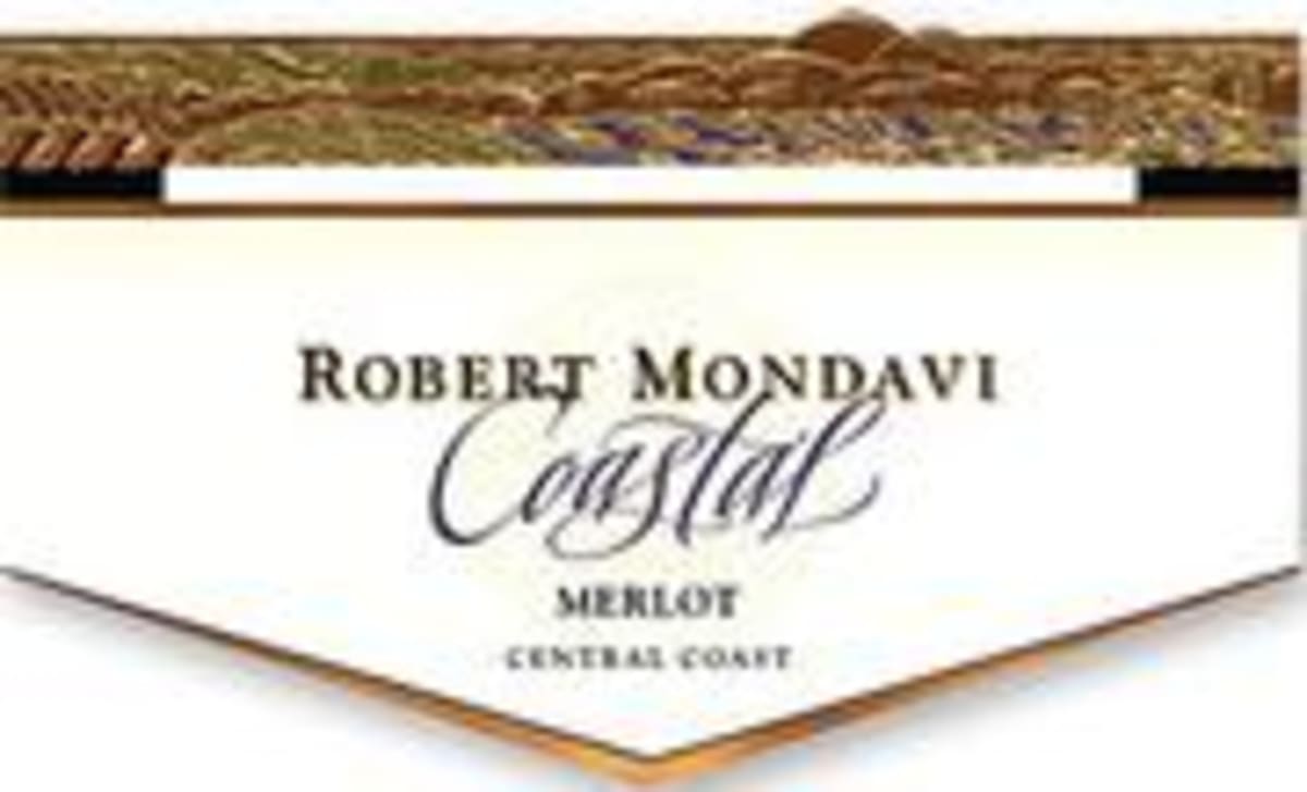 Robert Mondavi Coastal Merlot 1999 Front Label