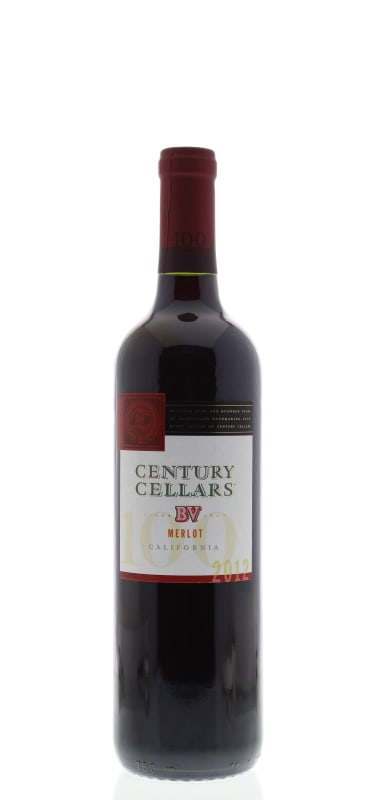 BV Century Cellars Merlot 2012 Front Bottle Shot