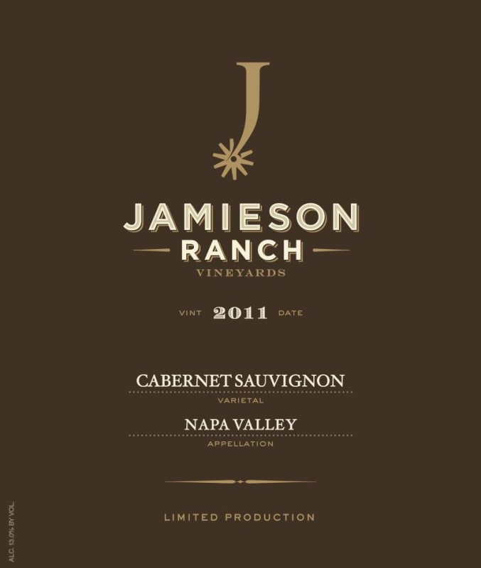 Jamieson Ranch Vineyards Cabernet Sauvignon 2011 Front Label