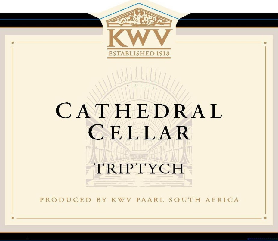 Cathedral Cellar Triptych 2014 Front Label