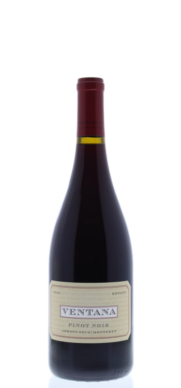Ventana Arroyo Seco Estate Pinot Noir 2012 Front Bottle Shot
