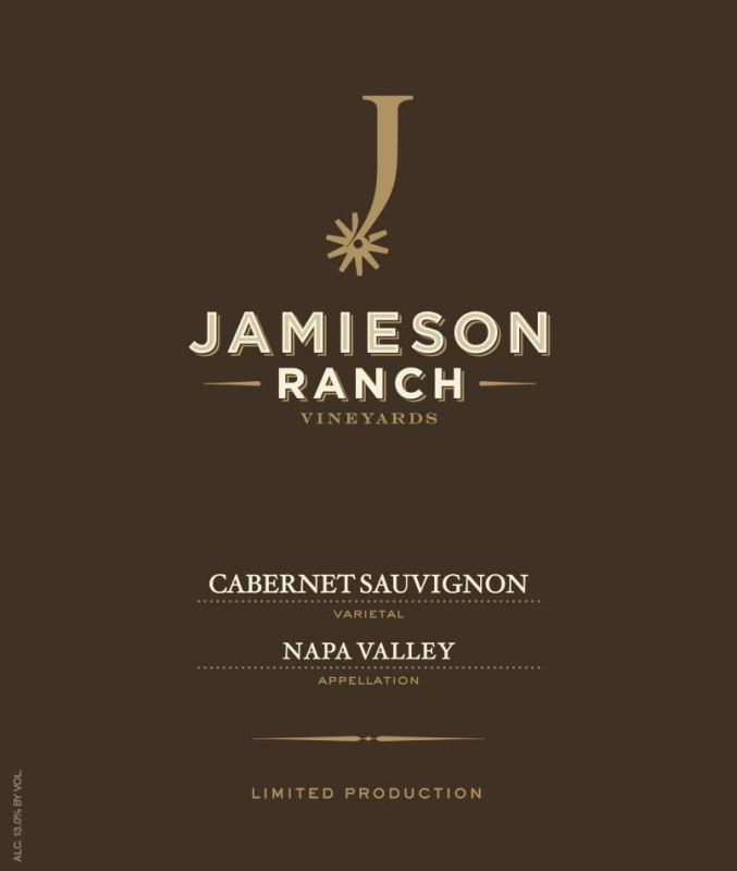 Jamieson Ranch Vineyards Cabernet Sauvignon 2012 Front Label