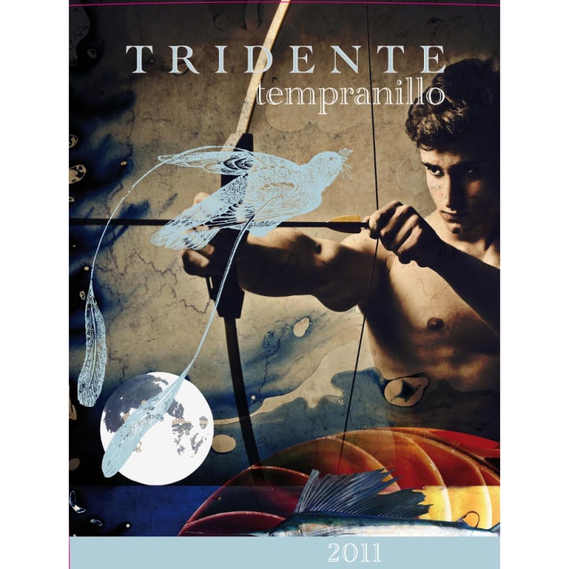 Tridente Tempranillo 2011 Front Label