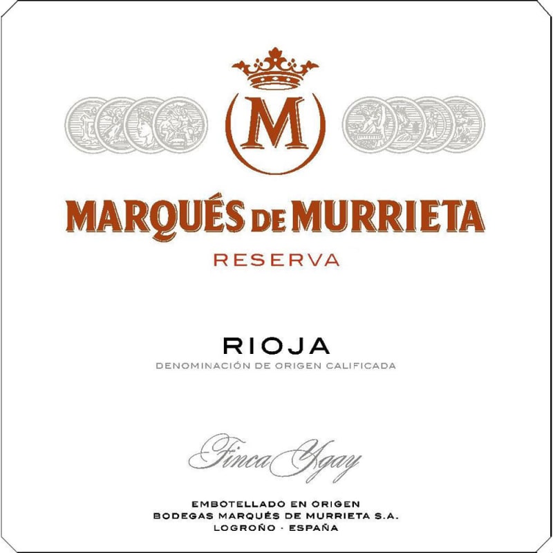 Marques de Murrieta Rioja Reserva 2008 Front Label